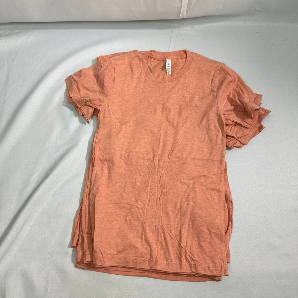 NWT‎ Bella+Canvas T-Shirt Men XS Heather Prism Sun Lot of 7 Minimalist Essential